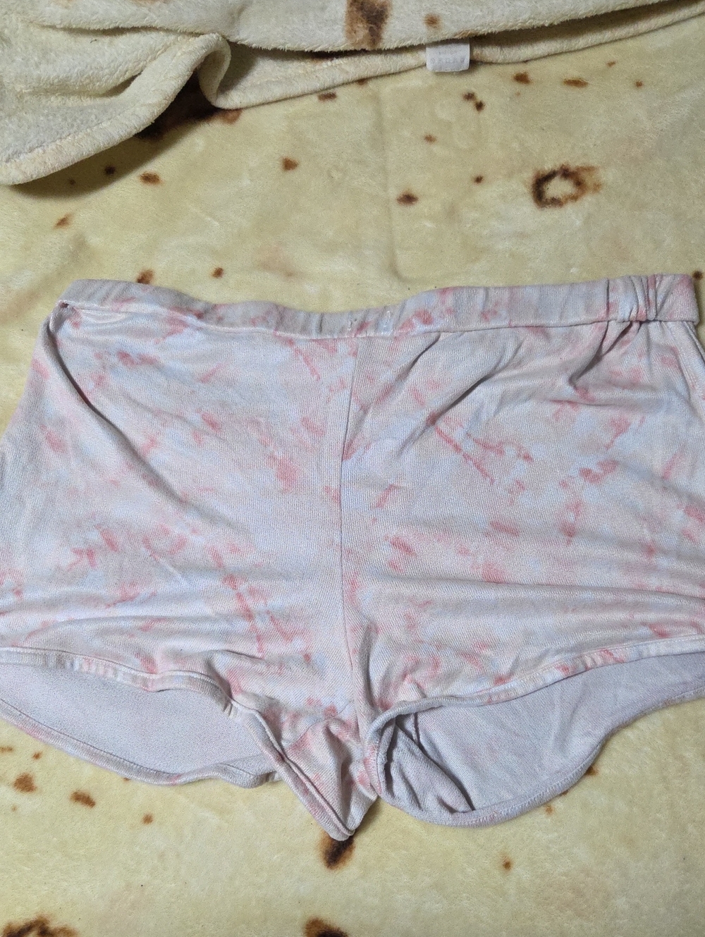 Lucky Brand Pink Tie-Dye Bike Shorts